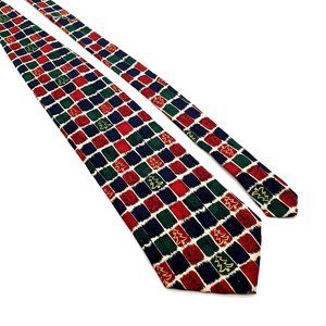 Jingle Bells Mens Necktie Holiday Christmas Tree Accessory Casual Dad Gift